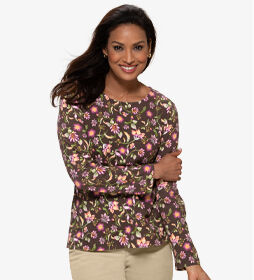 Prima™ Cotton Jacobean Floral Tee