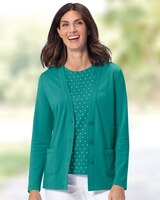 Kate Everyday Knit Cardigan - Greenlake