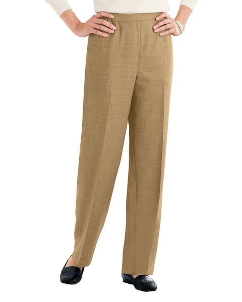 Washable Gabardine Pull-On Pants