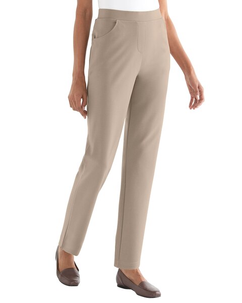 FlexKnit 7-Pocket Slim Pull-On Pants