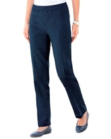 SlimSation® Straight-Leg Pants - Dark Denim