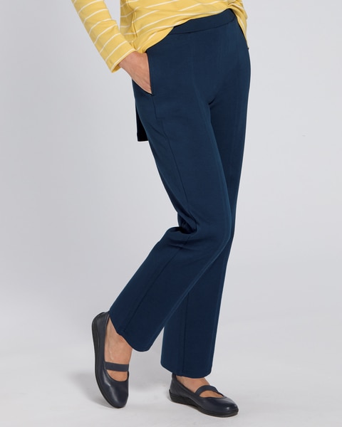 Newport Seamed Pull-On Pants