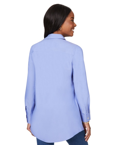 Foxcroft Cici Essential Pinpoint Non-Iron Tunic