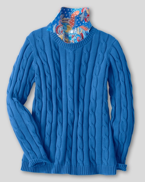 Bayside Cotton Cable Sweater