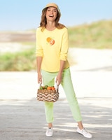 Island Time Cotton Jacquard Sweater - alt2