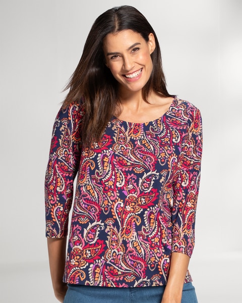 Prima™ Cotton Batik Paisley Tee