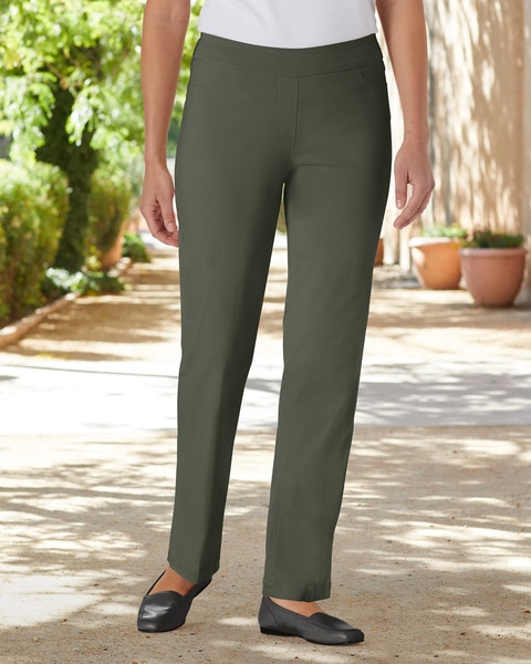 SlimSation® Straight-Leg Pants