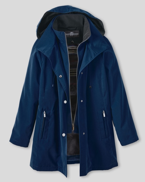 Short Three-Season Raincoat