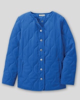 Collarless Quilted Jacket - alt2