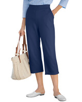 Everyday Knit Capris - Classic Navy