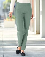 SlimSation® Tapered-Length Pants - Sage