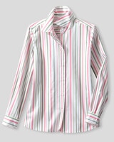 Foxcroft® Mixed Stripe Non-Iron Shirt - alt2