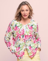 Limited-Edition Floral-Print Cardigan - Multi