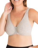 Leading Lady  Meryl Cotton Front-Closure Leisure Bra