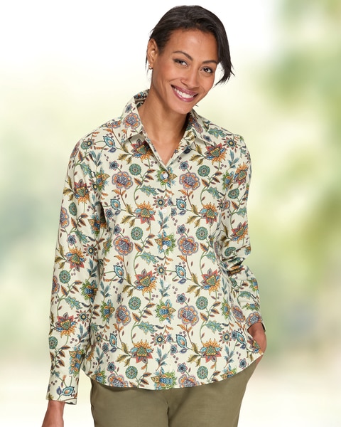 Foxcroft® Jacobean Shirt