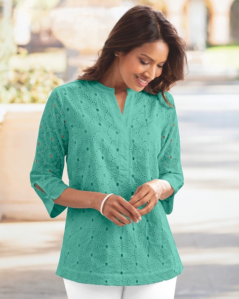 Eyelet Tunic