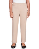 Alfred Dunner® Neutral Territory Embellished Waist Average Length Pant - Almond