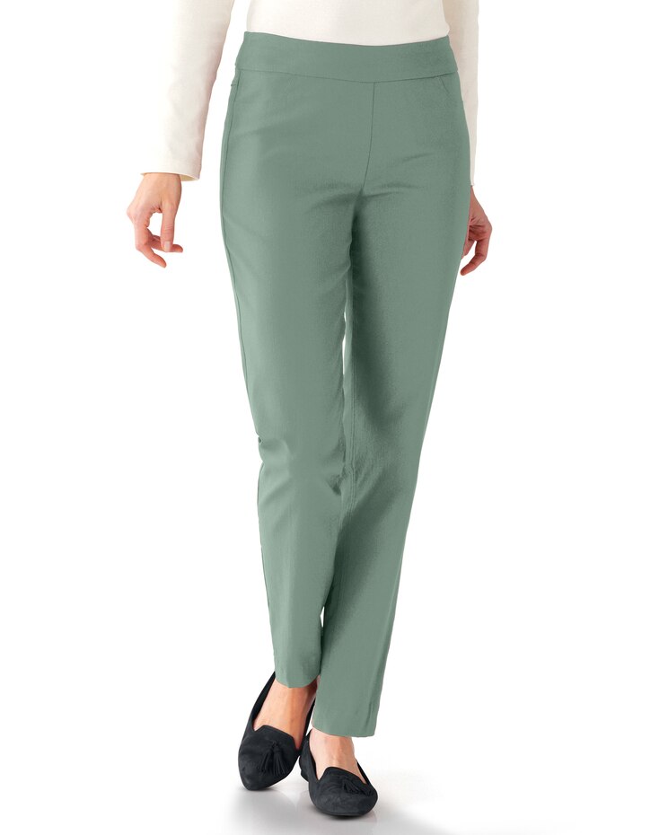 Karen Neuburger Collection Women's Pants XL Green Casual Loungewear Comfort