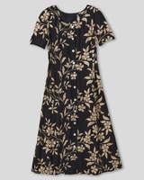 Batik Vines Button-Front Dress - alt3