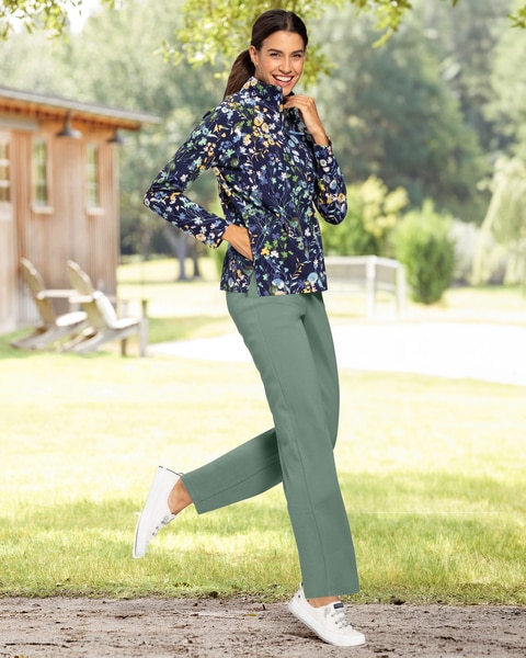 Everyday Knit Wildflower Quarter-Zip Top & Everyday Knit 4-Pocket Relaxed Pants