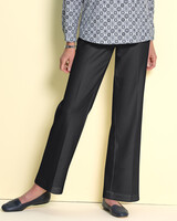 Party-Perfect Pull-On Pants - Black
