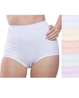 100% Cotton Full Coverage Panty, 10-Pack - alt2