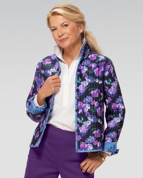 Canterbury Floral Reversible Quilted Jacket