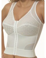 Wireless Front Closure Back Support Longline Bra