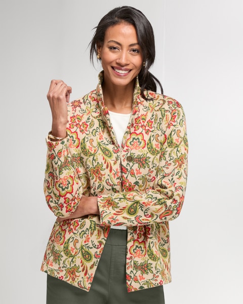 Autumn Garden Sweater Blazer