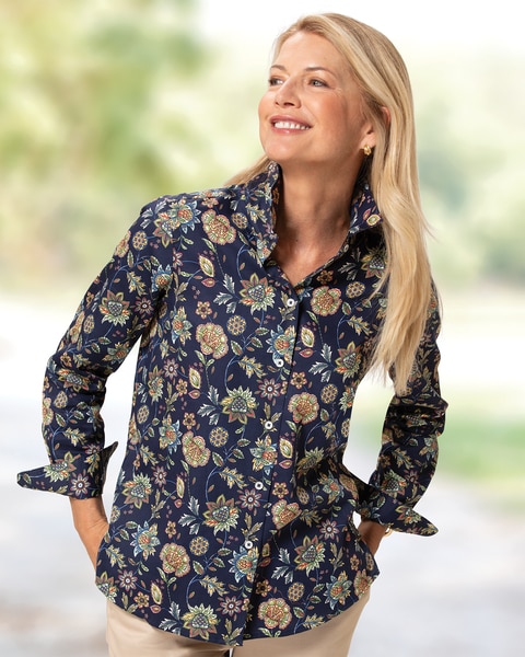 Foxcroft® Jacobean Shirt