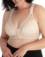 Leading Lady Nora Shimmer Support Back Lace Bra