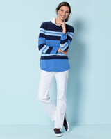 Textured Color-Block Sweater - alt2