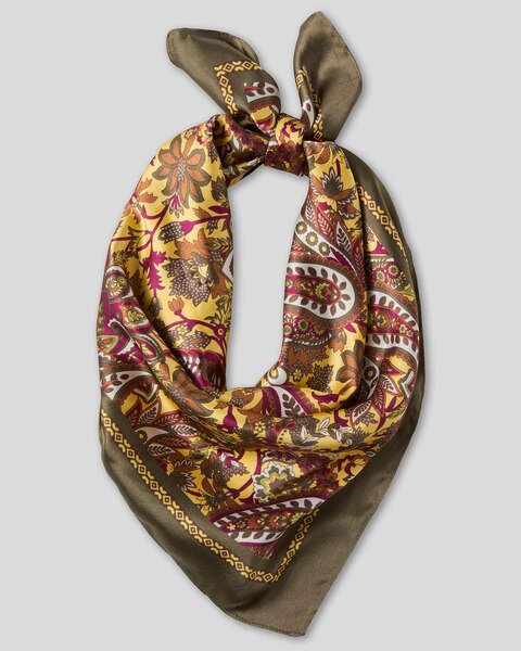 Autumn Harvest Paisley Scarf