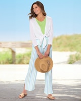 Nantucket Cotton Stripe Pants - alt2