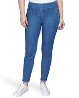 Ruby Rd® Super Soft Denim-Like Twill Jeans - Medium Blue