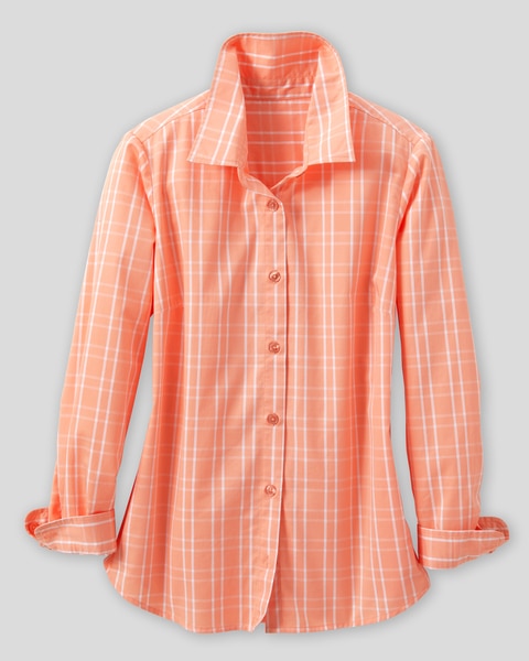 Cotton Windowpane Shirt