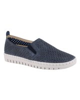 Easy Street Fresh Slip On Sneakers - Navy