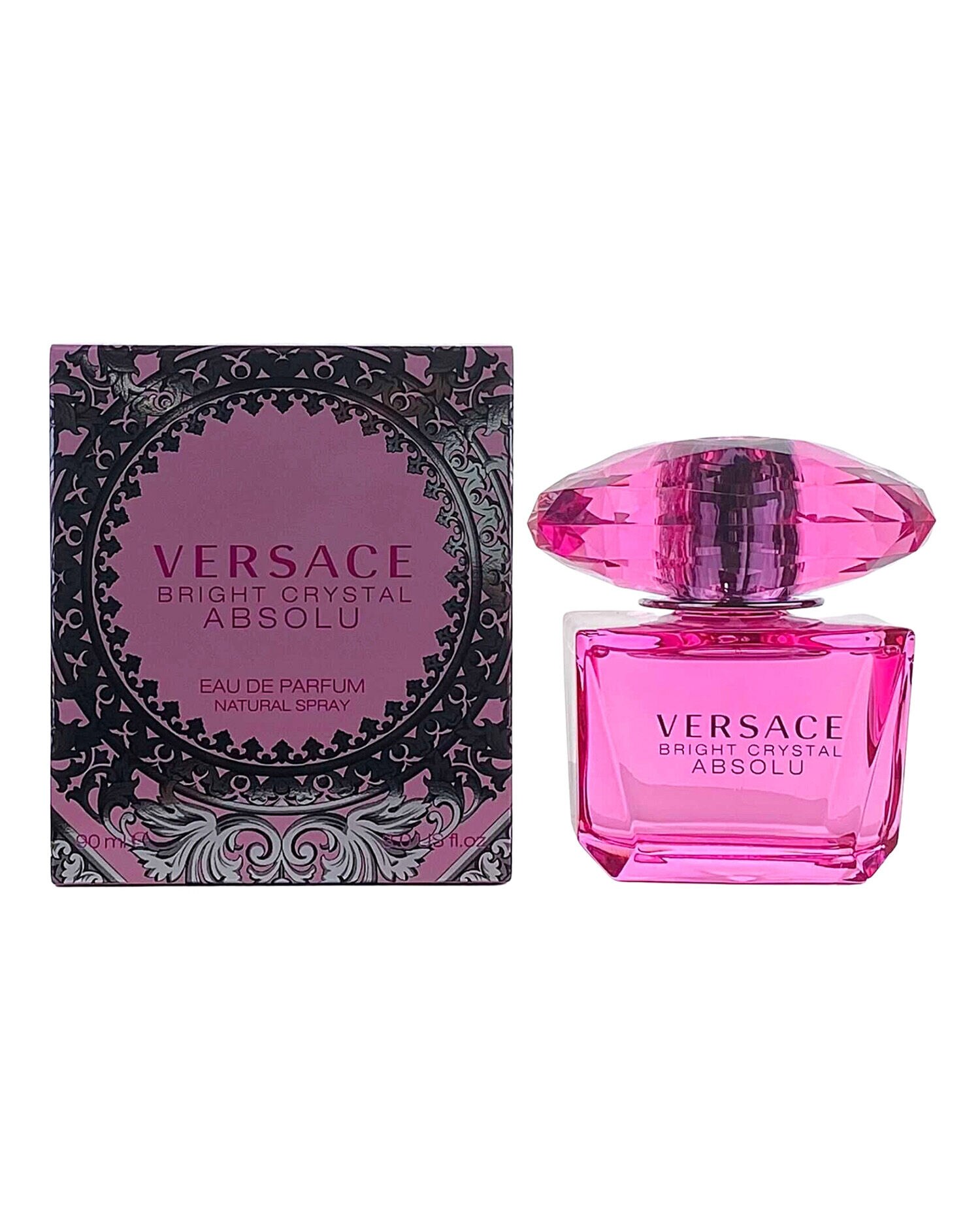 Versace Bright Crystal Absolu Eau De Parfum Spray 3.0 Oz. 90 Ml