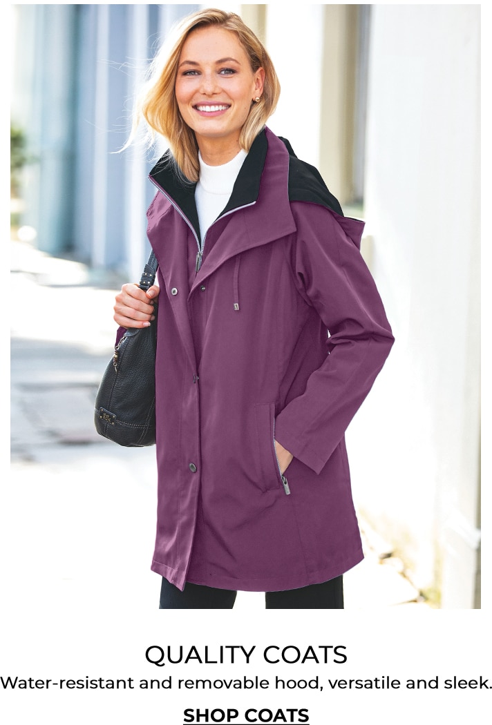 quality coats premium fabric and finish, looks and feels effortless. shop coats