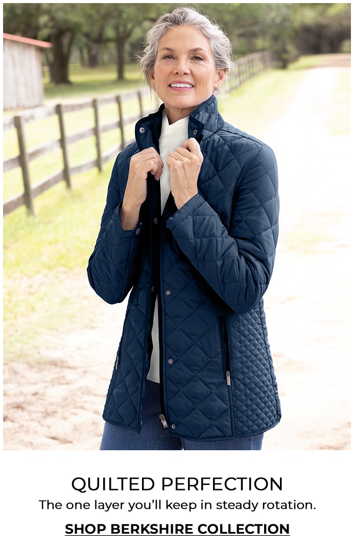 quilted perfection the one layer you'll keep in steady rotation. shop berkshire collection