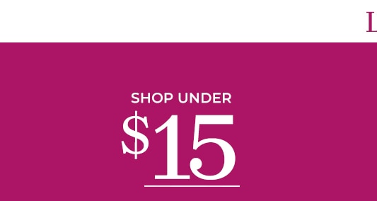 limited time flash sale! save up to 70% off shop under $15