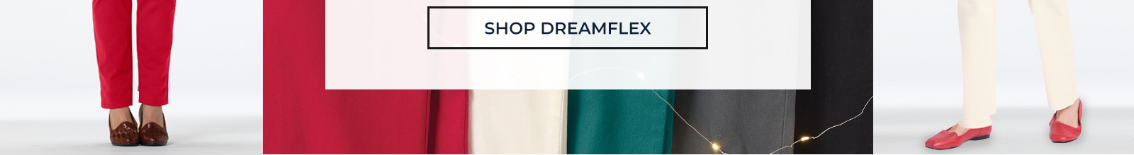 dreamy new colors holiday oants for all give the gift of stretchy, comfy, colorful pants to the ones who deserve it most -- and yes, that includes you. shop dreamflex